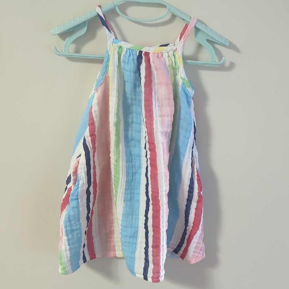 Colorful Striped Sundress 2T